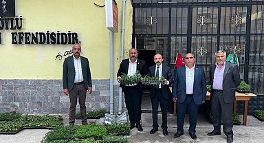 Sungurlu'da yükümlülere ücretsiz sebze fidesi dağıtıldı