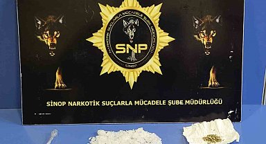 Şüpheli şahıslardan uyuşturucu çıktı