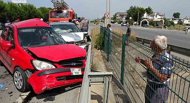 Sürücünün bir anlık dikkatsizliği faciaya davetiye çıkarıyordu