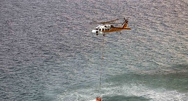 T-70 yangın söndürme helikopteri 'Nefes' Muğla'da göreve başladı