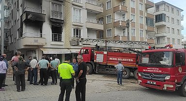 Tadilat esnasında yangın çıktı