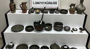 Tarihi eser operasyonunda ele geçirilenler polisi bile şaşırttı