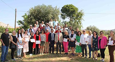 Tarım muhabirleri sertifikalarını aldı