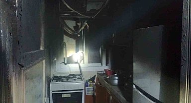 Tarsus'ta ev yangını, bir ev kullanılmaz hale geldi