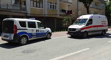 Tartıştığı eşinin üzerine kaynar su döktü