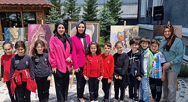 Tavşanlı'da Yağlı Boya Resim Kursu Sergisi