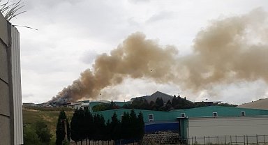 Tekirdağ'da tekstil fabrikasında yangın