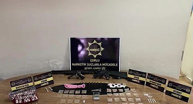 Tekirdağ'da uyuşturucu operasyonu: 8 gözaltı