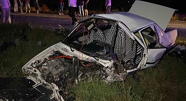 Tekirdağ'daki iki otomobilin çarpıştığı kazada can pazarı: 4 yaralı