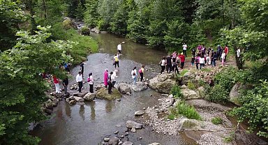 Tekkeköy'de tabiattan arkeolojiye uzanan yürüyüş