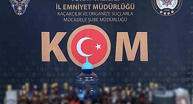 Tokat'ta bir köye sahte içki operasyonu