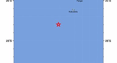 Tonga açıklarında 7.2 büyüklüğünde deprem