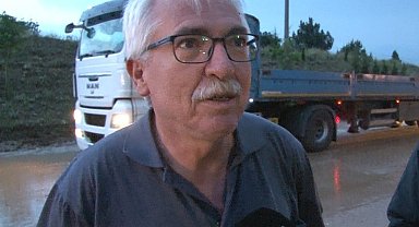 Toprak altında kalan araçtan sağ kurtulan şahıs dehşet anlarını anlattı