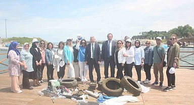 Trabzon'da Çevre Günü'nde dip temizliği yapıldı