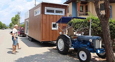 Traktör ile Almanya'ya gidecekler