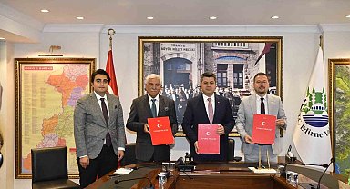 Trakya'nın en büyük canlı hayvan pazarı için protokol imzalandı