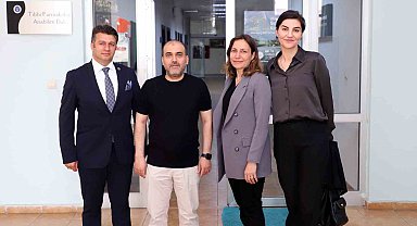 Tübitak ve AB projeleri desteklenen akademisyenlere tebrik ziyareti
