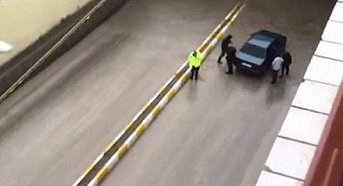 Turhal'da sağanak yağış hayatı olumsuz etkiledi