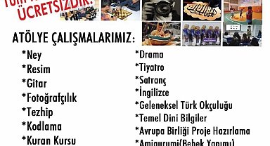 Türkeli Gençlik Merkezi'nde ücretsiz gelişim kursları başlıyor