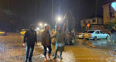 Türkeli'ye 150 kilo yağış düştü