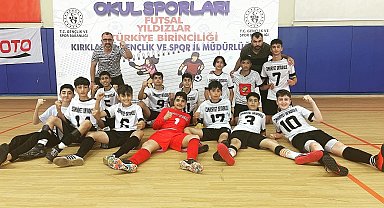 Türkiye Futsal üçüncülüğü Ergani'den