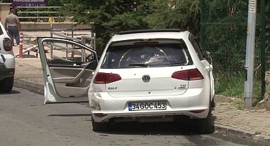 Ümraniye'de otomobile silahlı saldırı: 1 yaralı