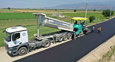 Umurlu Armutlu yolu sıcak asfalta kavuştu