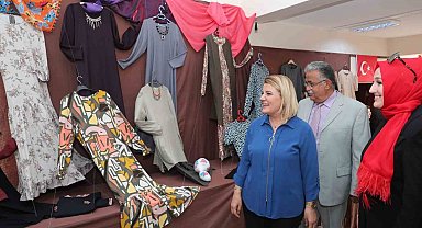 Üreten kadınların sergisi