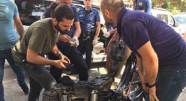 Üzerinde uyuşturucu çıkan gençlerle gazeteciler arasında ilginç diyalog