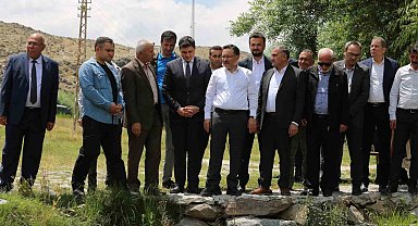 Vali Çiçek Develi'yi ziyaret etti