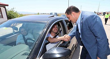 Vali Masatlı, bayram trafiği denetimlerine katıldı