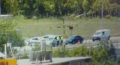 Van'da bayram trafiğine helikopterli denetim