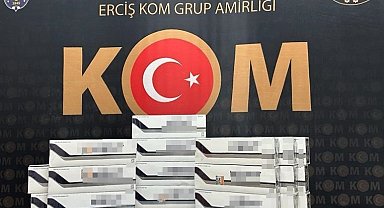 Van'da kaçak sigara, telefon ve akıllı saat ele geçirildi