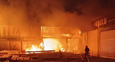 Van'da korkutan yangın
