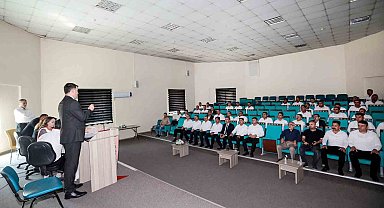 Van'da otobüs şoförlerine iş sağlığı ve güvenliği eğitimi verildi