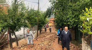 Vatandaştan sel bölgesini yalnız bırakmayan Başkan Arslan'a teşekkür