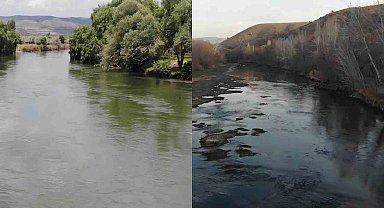 Yağışlar arttı, iki fotoğraf arasındaki fark değişti: Kızılırmak'ta su seviyesi yükseldi