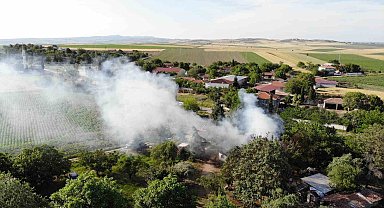 Yangında sevinç ve hüzün bir arada yaşandı