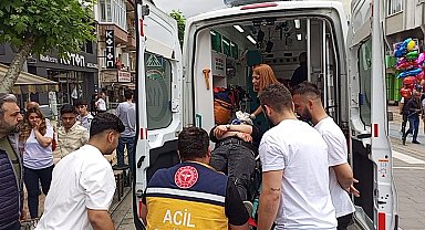 Yaya geçidinde araç çarptı:1 yaralı