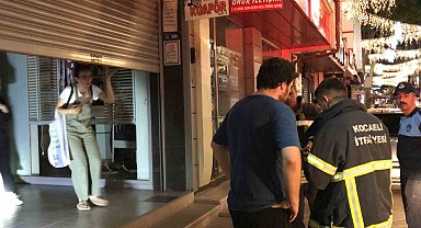 Yeni dükkan açacaklardı, iş hanında mahsur kaldılar