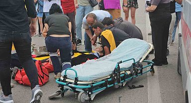 Yerde acı içerisinde yatarken yakınlarını aramayı ihmal etmedi