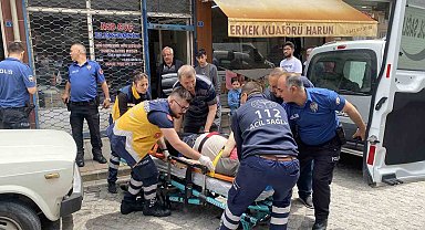 Yere düşerken başını masaya çarpan işçi hayatını kaybetti