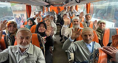 Yozgat'ta 150 hacı adayı dualarla kutsal topraklara uğurlandı