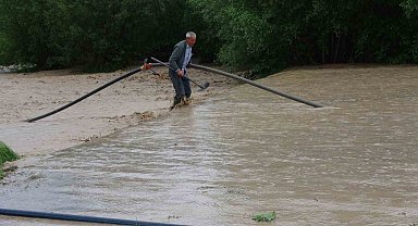 Yozgat'ta sel tarım arazilerine zarar verdi