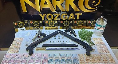Yozgat'ta uyuşturucu operasyonu: 23 gözaltı