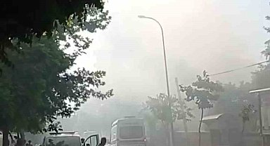 Yükselen duman mahalleliyi ayağa kaldırdı