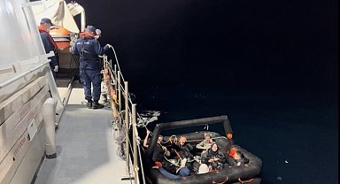 Yunan unsurlarınca ölüme terk edilen 7 kaçak göçmen kurtarıldı