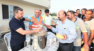 Yüreğir Belediye Başkanı Kocaispir, işçilerle bir araya geldi