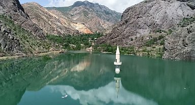 Yusufeli Barajı'nda su yüksekliği 164 metreye ulaştı