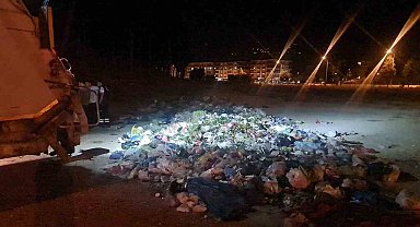 10 ton çöp döküldü, didik didik cinayet delili arandı